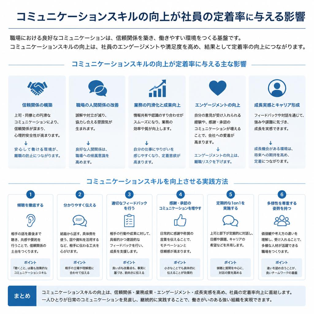 3. 退職防止につながる効果的なコミュニケーションスキル