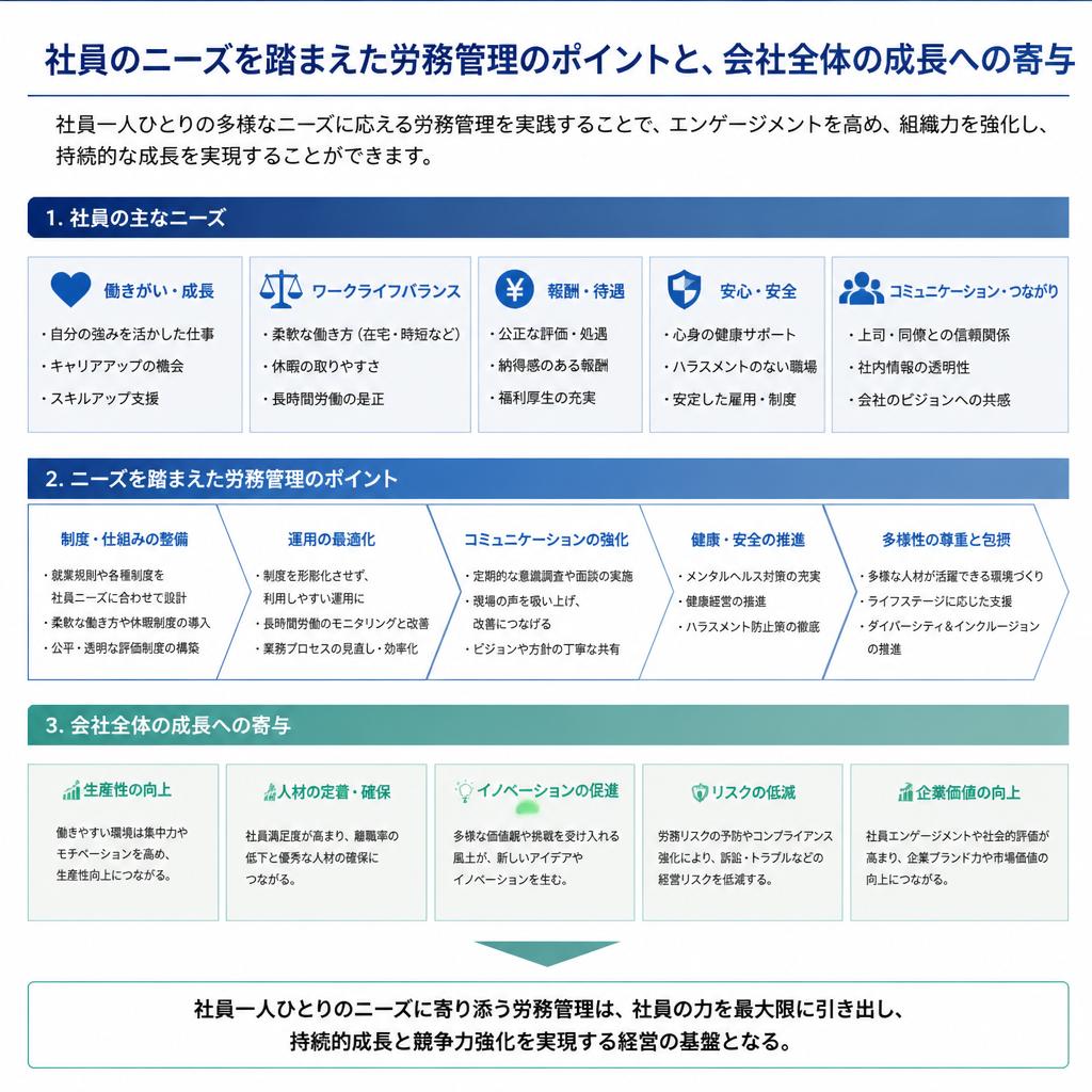 4. 成果を出すための労務管理のポイント